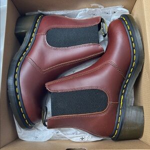Dr. Martens Brown Ankle Boots